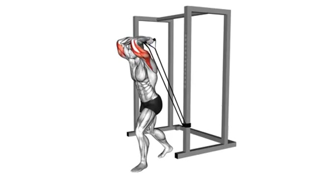 Разгибания рук с лентой