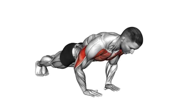 Отжимания узким хватом