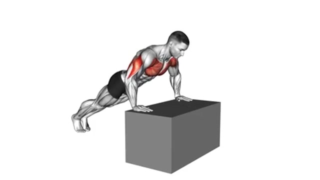 Отжимания с упором на возвышение