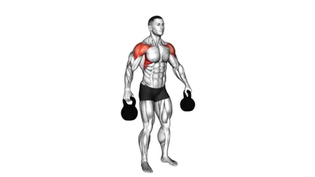 Kettlebell lateral raises