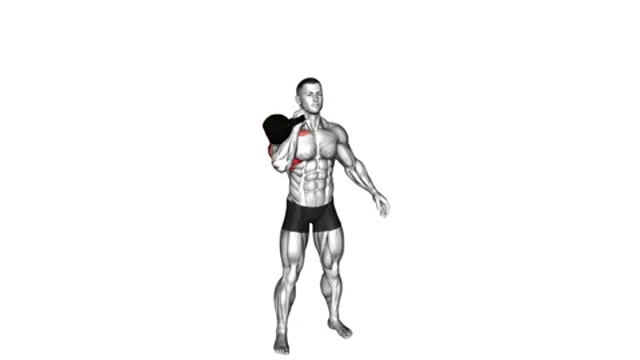 Kettlebell one arm press