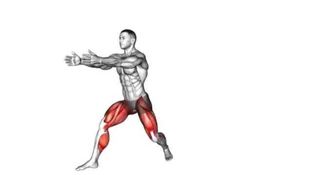 Выпады с поворотом