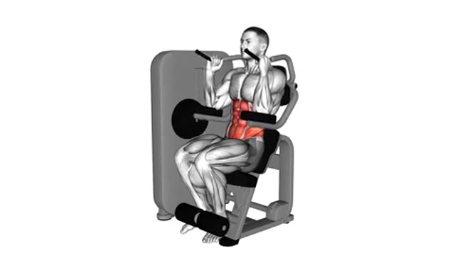 Скручивания на тренажере