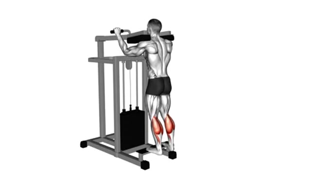 Подъемы на носки стоя