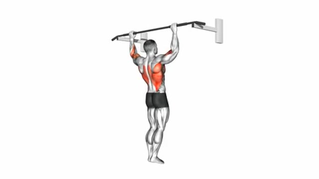 Подтягивания широким хватом